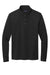 Brooks Brothers Mens 1/4 Button Down Sweatshirt Heather Black Flat Front