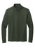 Brooks Brothers Mens 1/4 Button Down Sweatshirt Heather Pine Green Flat Front