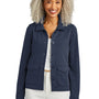 Brooks Brothers Womens Button Down Jacket - Heather Navy Blue