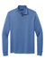 Brooks Brothers Mens Double Knit 1/4 Zip Sweatshirt Charter Blue Flat Front