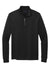 Brooks Brothers Mens Double Knit 1/4 Zip Sweatshirt Deep Black Flat Front