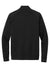Brooks Brothers Mens Double Knit Full Zip Sweatshirt w/ Pockets Deep Black Flat Back