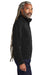 Brooks Brothers Mens Double Knit Full Zip Sweatshirt Deep Black Model Side