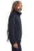 Brooks Brothers Mens Double Knit Full Zip Sweatshirt Night Navy Blue Model Side