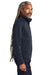 Brooks Brothers Mens Double Knit Full Zip Sweatshirt w/ Pockets Night Navy Blue Model Side