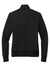 Brooks Brothers Womens Double Knit Full Zip Sweatshirt w/ Pockets Deep Black Flat Back
