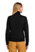 Brooks Brothers Womens Double Knit Full Zip Sweatshirt Deep Black Model Back