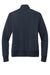 Brooks Brothers Womens Double Knit Full Zip Sweatshirt w/ Pockets Night Navy Blue Flat Back