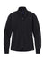 Brooks Brothers BB18213 Womens Diamond Quilt Full Zip Sweatshirt w/ Pocket Deep Black Flat Front