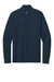 Brooks Brothers BB18214 Mens Luxe Performance 1/4 Zip Sweatshirt Navy Blazer Blue Flat Back