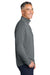 Brooks Brothers BB18214 Mens Luxe Performance 1/4 Zip Sweatshirt Shadow Grey Model Side
