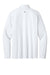 Brooks Brothers BB18214 Mens Luxe Performance 1/4 Zip Sweatshirt White Flat Back