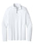 Brooks Brothers BB18214 Mens Luxe Performance 1/4 Zip Sweatshirt White Flat Front