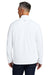 Brooks Brothers BB18214 Mens Luxe Performance 1/4 Zip Sweatshirt White Model Back