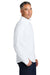 Brooks Brothers BB18214 Mens Luxe Performance 1/4 Zip Sweatshirt White Model Side
