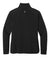 Brooks Brothers BB18215 Womens Luxe Performance 1/4 Zip Sweatshirt Deep Black Flat Back