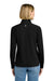 Brooks Brothers BB18215 Womens Luxe Performance 1/4 Zip Sweatshirt Deep Black Model Back