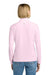 Brooks Brothers BB18215 Womens Luxe Performance 1/4 Zip Sweatshirt Pearl Pink Model Back