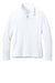 Brooks Brothers BB18215 Womens Luxe Performance 1/4 Zip Sweatshirt White Flat Front