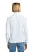 Brooks Brothers BB18215 Womens Luxe Performance 1/4 Zip Sweatshirt White Model Back