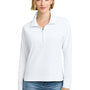 Brooks Brothers Womens Luxe Performance 1/4 Zip Sweatshirt - White - Coming Soon