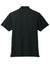 Brooks Brothers BB18220 Mens Moisture Wicking Performance Mesh Pique Short Sleeve Polo Shirt Deep Black Flat Back