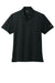 Brooks Brothers BB18220 Mens Moisture Wicking Performance Mesh Pique Short Sleeve Polo Shirt Deep Black Flat Front
