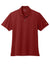 Brooks Brothers BB18220 Mens Moisture Wicking Performance Mesh Pique Short Sleeve Polo Shirt Rich Red Flat Front