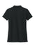 Brooks Brothers BB18221 Womens Moisture Wicking Pique Mesh Short Sleeve Polo Shirt Deep Black Flat Back