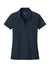 Brooks Brothers BB18221 Womens Moisture Wicking Pique Mesh Short Sleeve Polo Shirt Navy Blue Blazer Flat Front