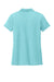 Brooks Brothers BB18221 Womens Moisture Wicking Pique Mesh Short Sleeve Polo Shirt Soft Mint Blue Flat Back