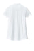 Brooks Brothers BB18221 Womens Moisture Wicking Pique Mesh Short Sleeve Polo Shirt White Flat Back