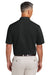 Brooks Brothers BB18222 Mens Pinpoint Pique Short Sleeve Polo Shirt Deep Black Model Back