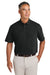 Brooks Brothers BB18222 Mens Pinpoint Pique Short Sleeve Polo Shirt Deep Black Model Front
