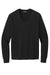 Brooks Brothers Mens Long Sleeve V-Neck Sweater Deep Black Flat Front