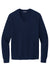 Brooks Brothers Mens Long Sleeve V-Neck Sweater Navy Blue Flat Front