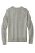 Brooks Brothers Womens Long Sleeve V-Neck Sweater Heather Light Shadow Grey Flat Back