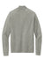 Brooks Brothers Mens Long Sleeve 1/4 Zip Sweater Heather Light Shadow Grey Flat Back