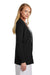 Brooks Brothers Womens Long Sleeve Cardigan Sweater Deep Black Model Side