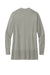 Brooks Brothers Womens Long Sleeeve Cardigan Sweater Heather Light Shadow Grey Flat Back