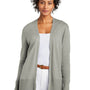 Brooks Brothers Womens Long Sleeeve Cardigan Sweater - Heather Light Shadow Grey