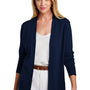 Brooks Brothers Womens Long Sleeve Cardigan Sweater - Navy Blue