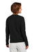 Brooks Brothers Womens Long Sleeeve Cardigan Sweater Deep Black Model Back