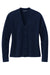 Brooks Brothers Womens Long Sleeeve Cardigan Sweater Navy Blue Flat Front