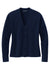 Brooks Brothers Womens Long Sleeve Cardigan Sweater Navy Blue Flat Front