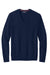 Brooks Brothers BB18410 Mens Merino Long Sleeve V-Neck Sweater Navy Blue Blazer Flat Front