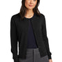 Brooks Brothers Womens Merino Long Sleeve Button Front Cardigan Sweater - Deep Black