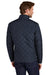Brooks Brothers Mens Water Resistant Quilted Full Zip Jacket Night Navy Blue Model Back