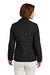 Brooks Brothers Womens Water Resistant Quilted Full Zip Jacket Deep Black Model Back