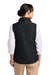 Brooks Brothers BB18603 Womens Quilted Full Zip Vest Deep Black Model Back